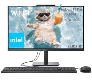 Lenovo 23.8" FHD All-in-One Desktop Computer